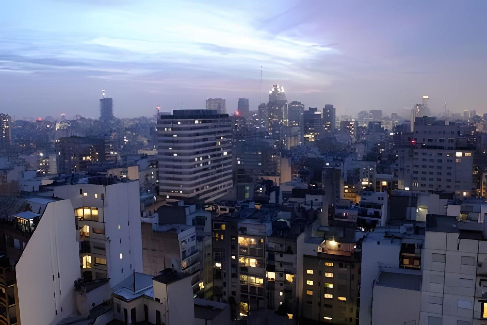 Espectacular Vista A La Ciudad Y Magico Atardecer! Apartamento Ciudad Autónoma de Buenos Aires