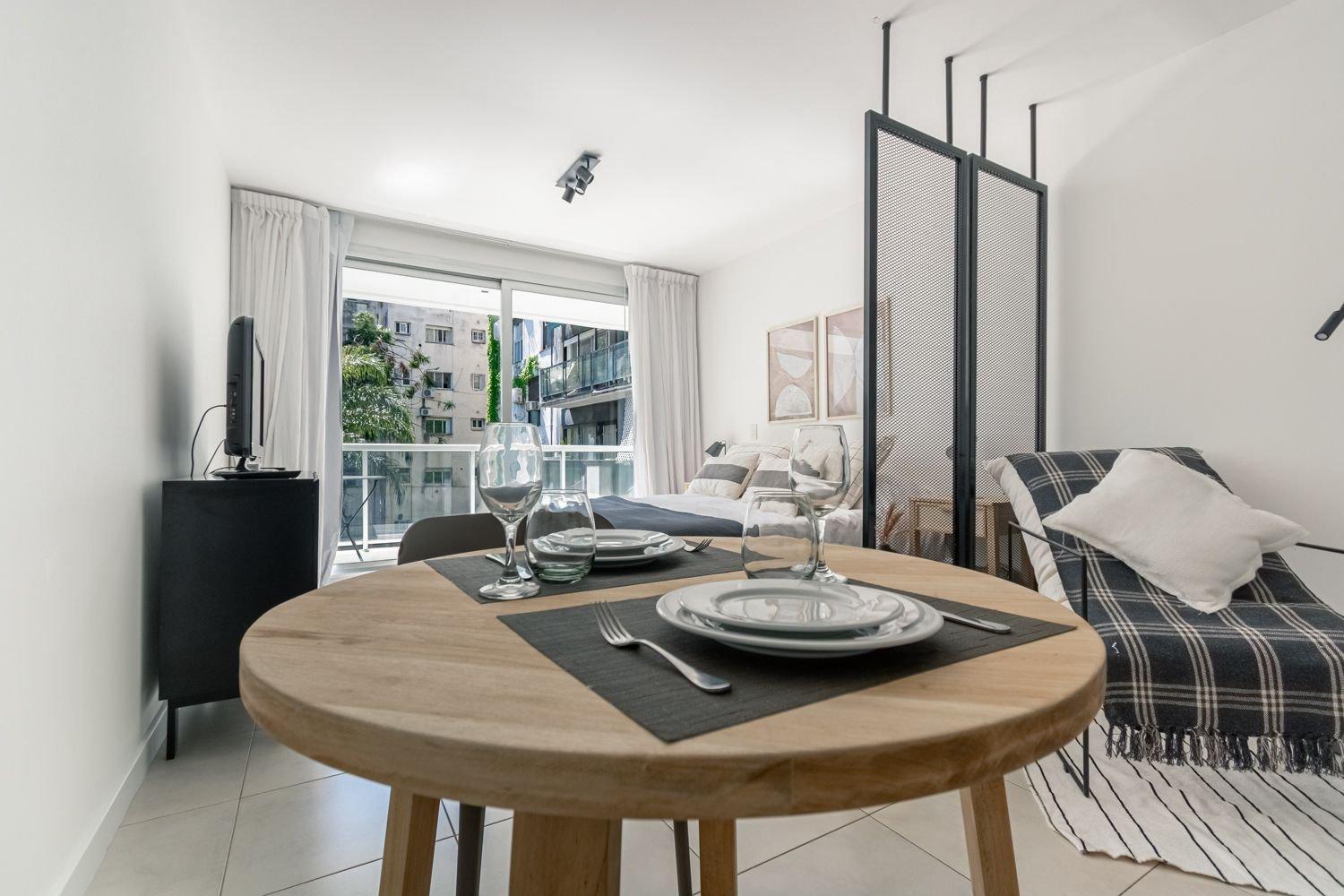 Comodo Estudio Con Estilo En Recoleta
