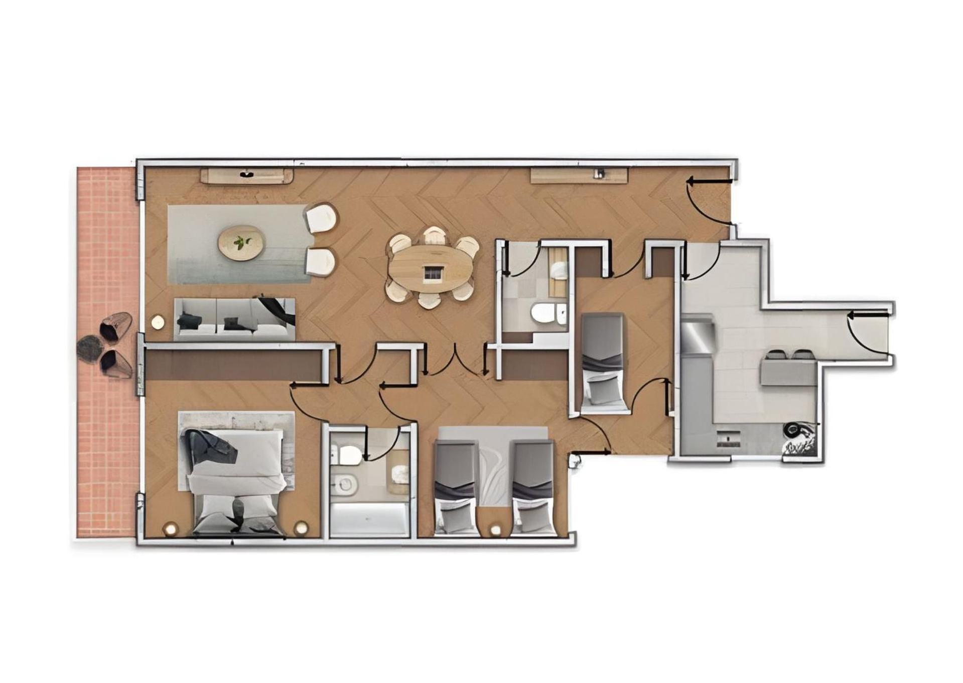 Gran Apartamento Ideal Familias En La Mejor Zona
