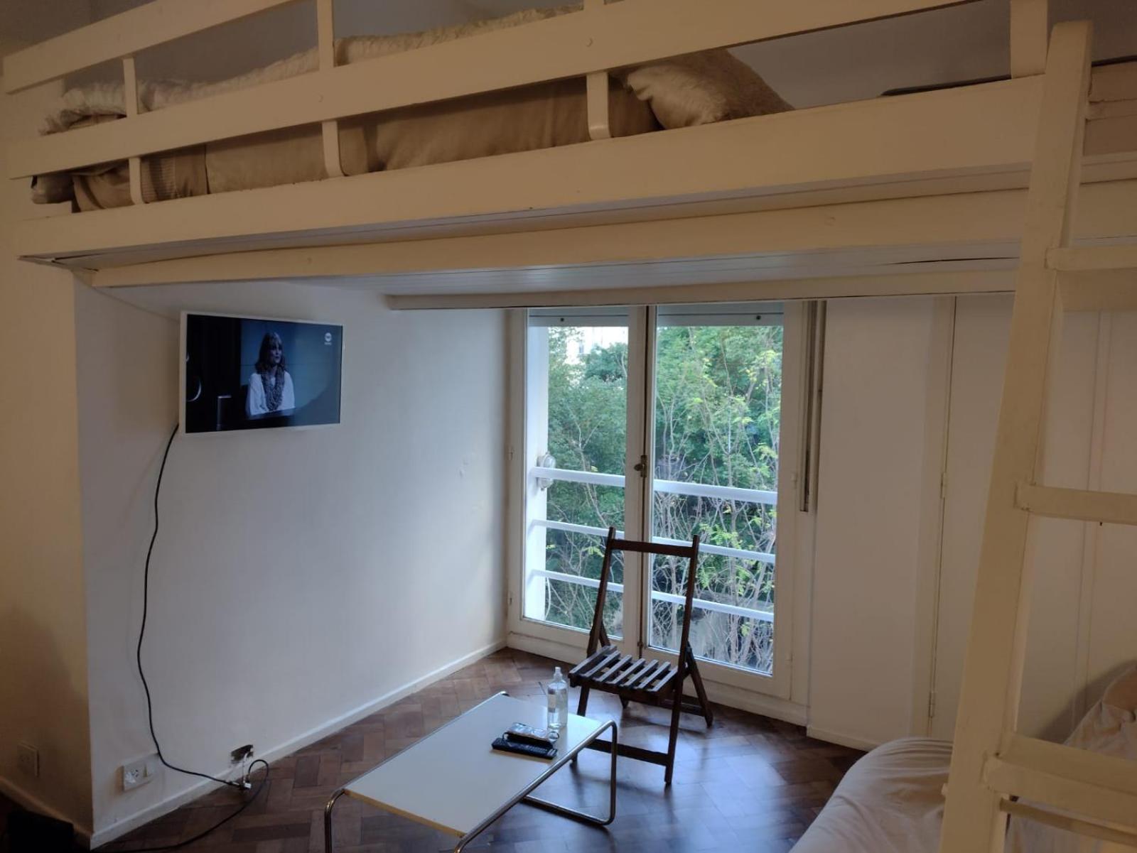 Loft Monoambiente Entrepiso Y Balcón Francés Apartamento Ciudad Autónoma de Buenos Aires