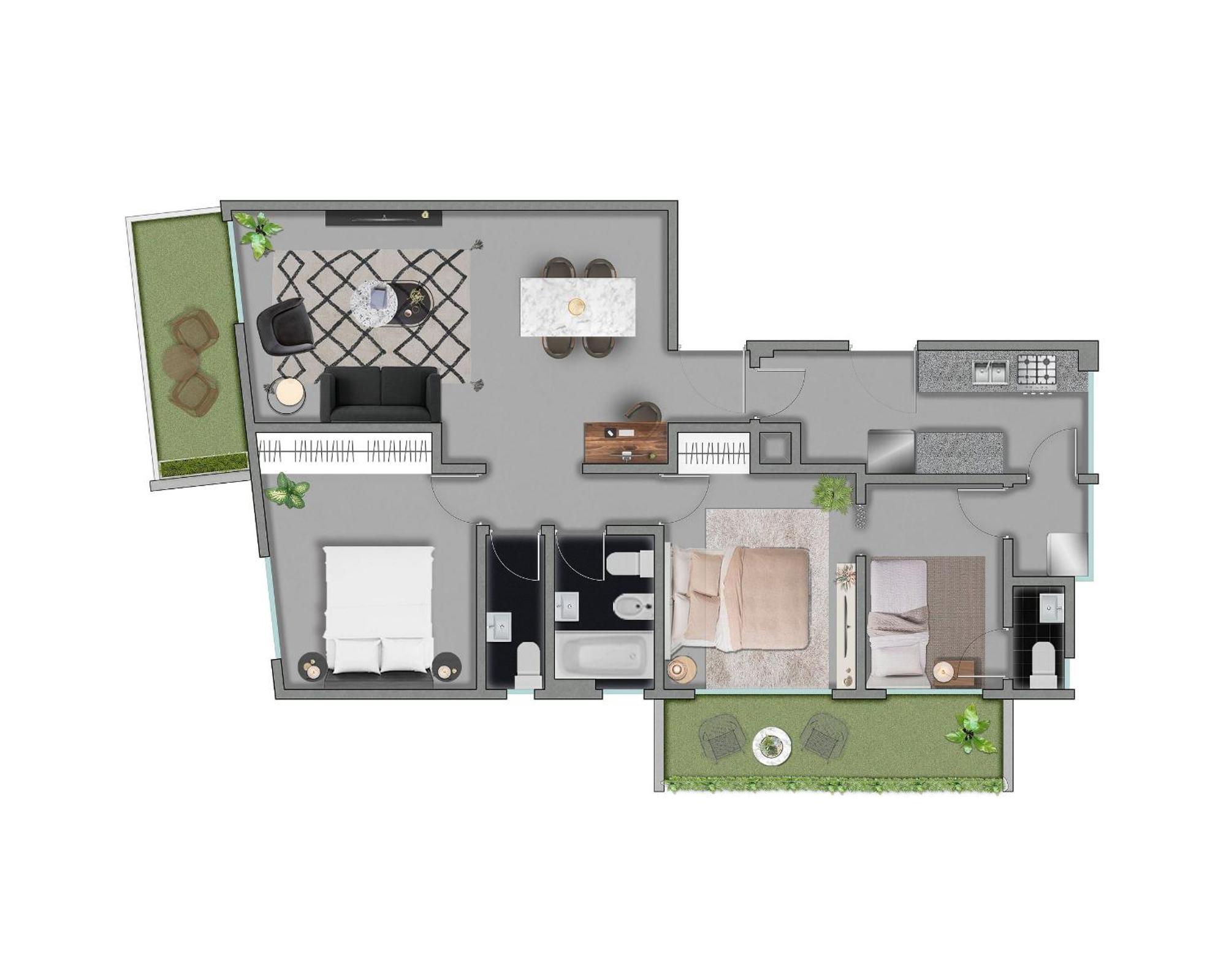 Elegante 3br, 500mb Wifi En Palermo Ideal Familias Apartamento *