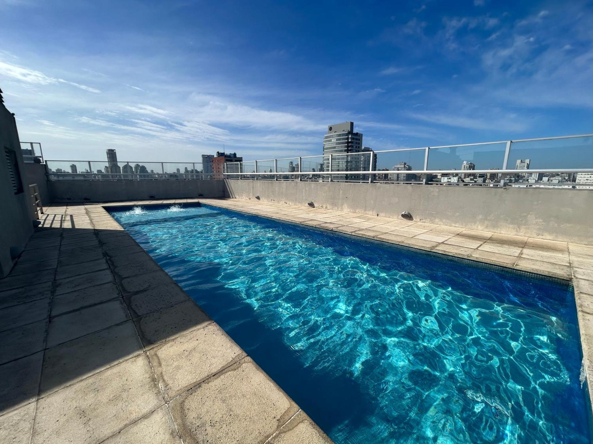 Amplio Estudio Con Piscina - Cochera Apartment