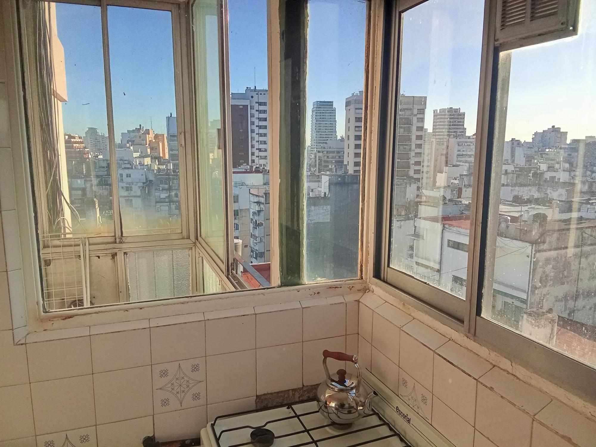 Apartamento Luminoso Piso 14 Con Balcon En Palermo *