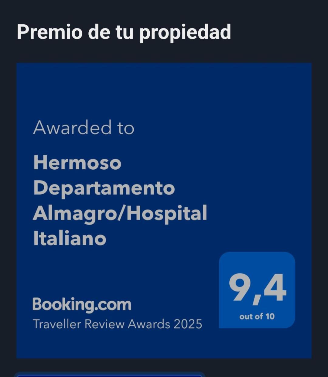 Apartamento Hermoso Departamento Almagro/hospital Italiano
