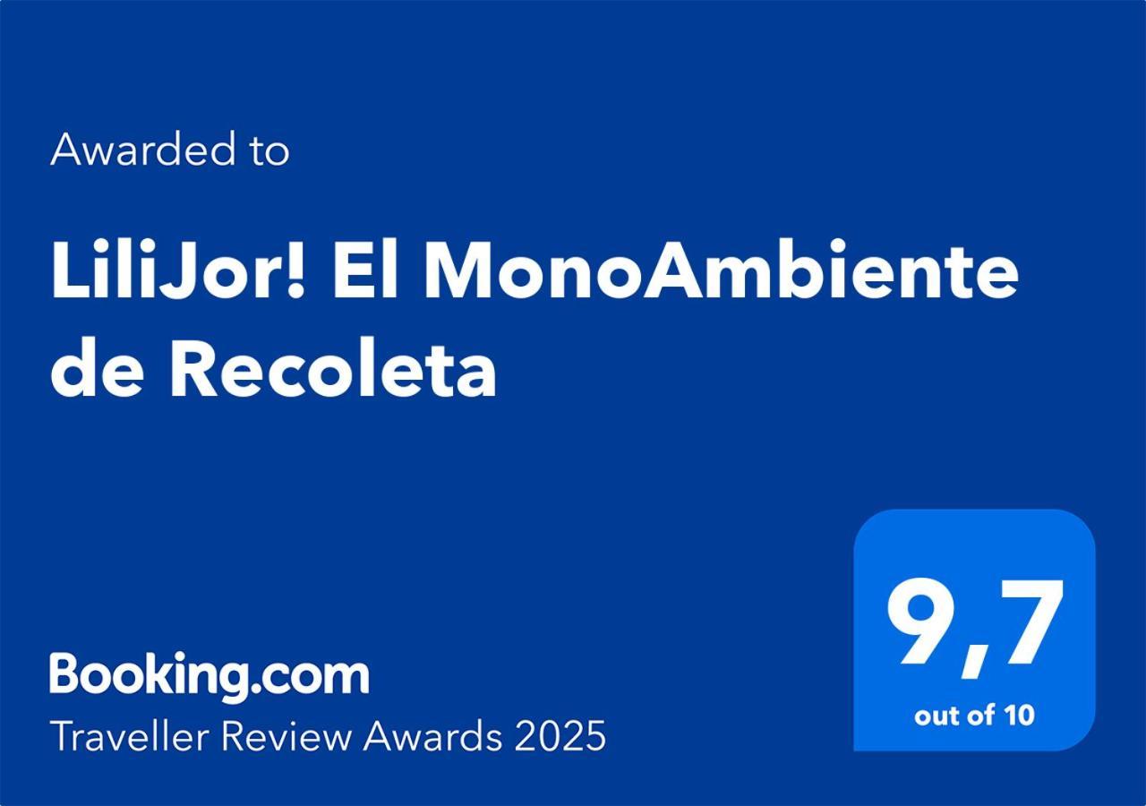 Apartamento Lilijor! El Monoambiente De Recoleta *