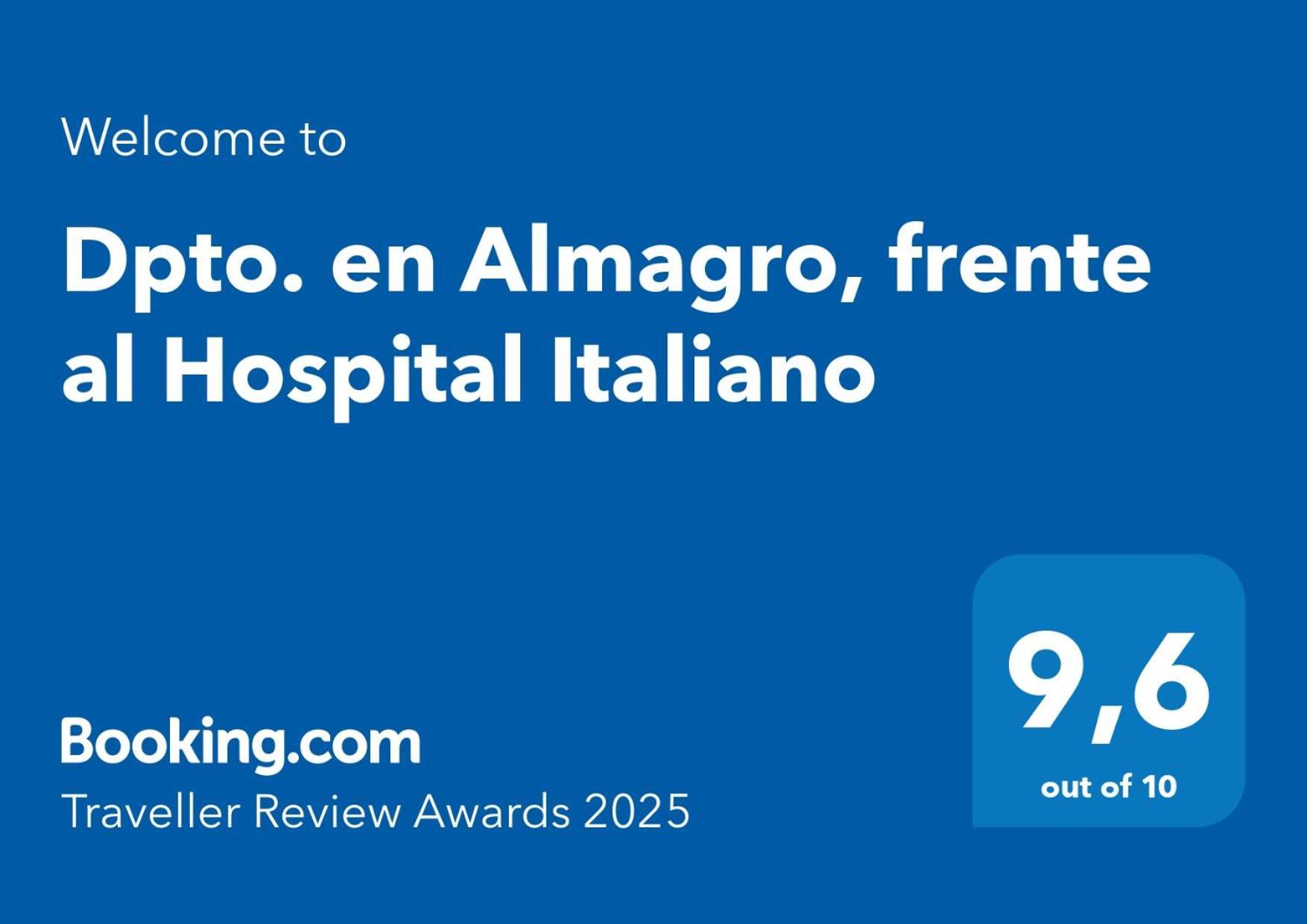Dpto. En Almagro, Frente Al Hospital Italiano *