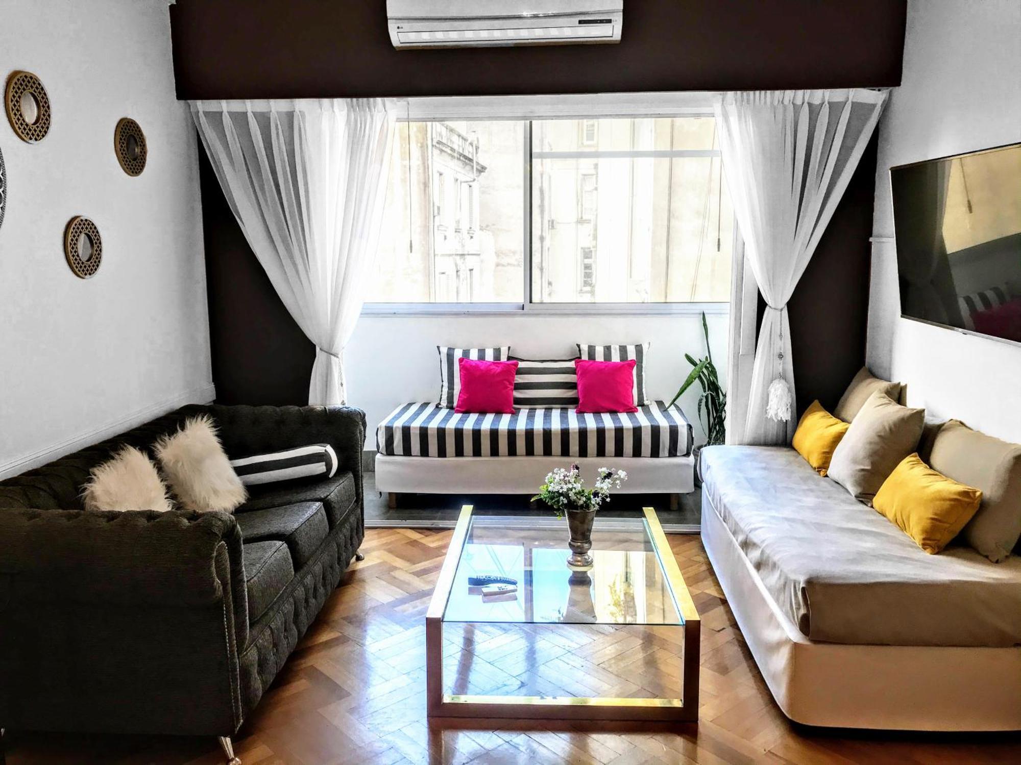 Gran Departamento Que Puede Alojar Hasta 7 Personas En La Mejor Zona De Recoleta Sobre Callao 3d Apartamento