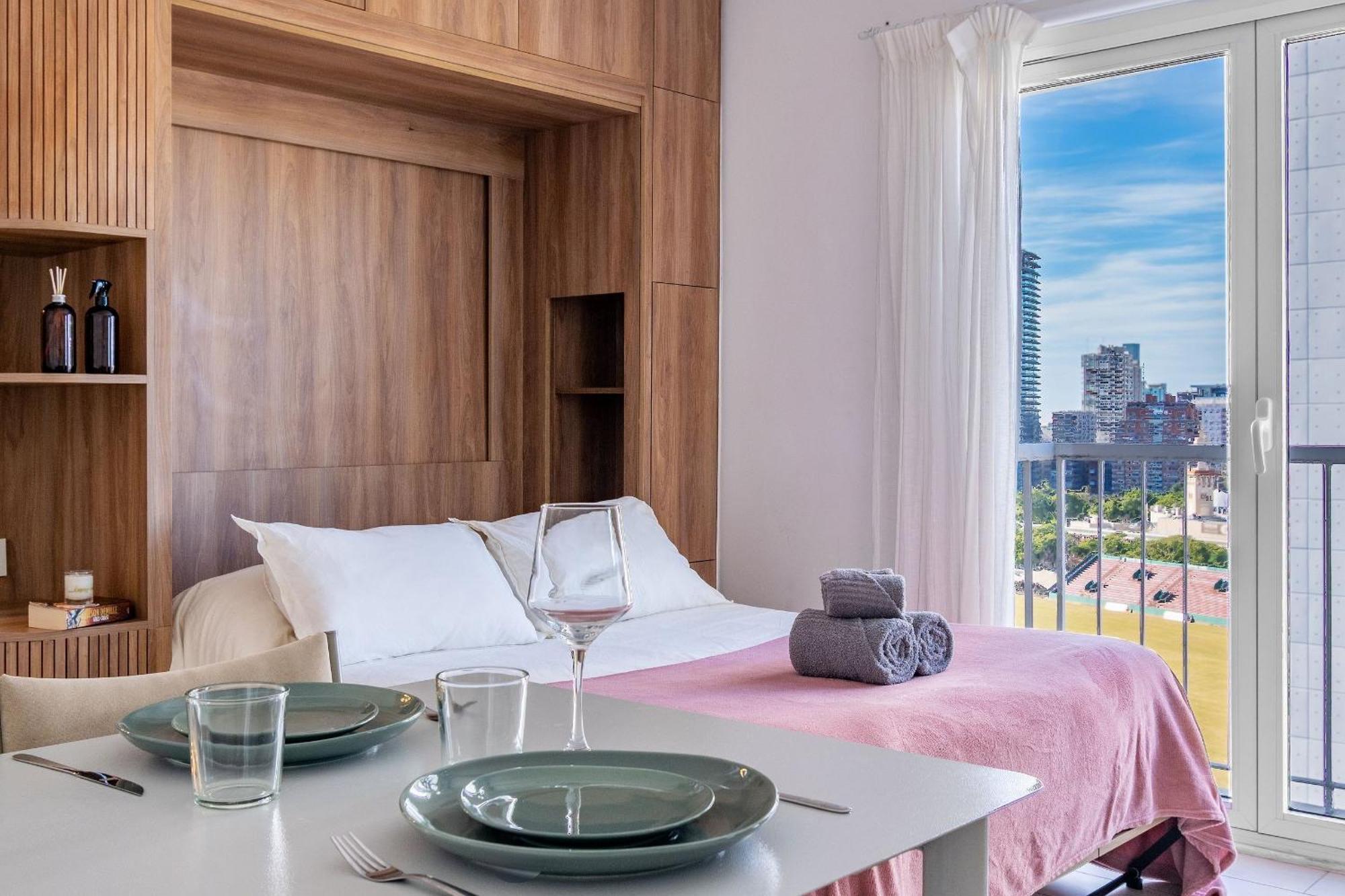 Apartamento Estudio Moderno Con Vista Al Polo | Canitas Ciudad Autónoma de Buenos Aires