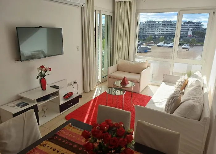 Apart , Departamento Condominio Bahia Grande Nordelta, Tigre , Balcon Y Vista A La Bahia