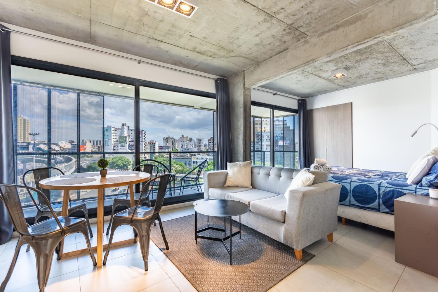 Loft Elegante A 5 Minutos De Puerto Madero 8a Сasa de vacaciones *