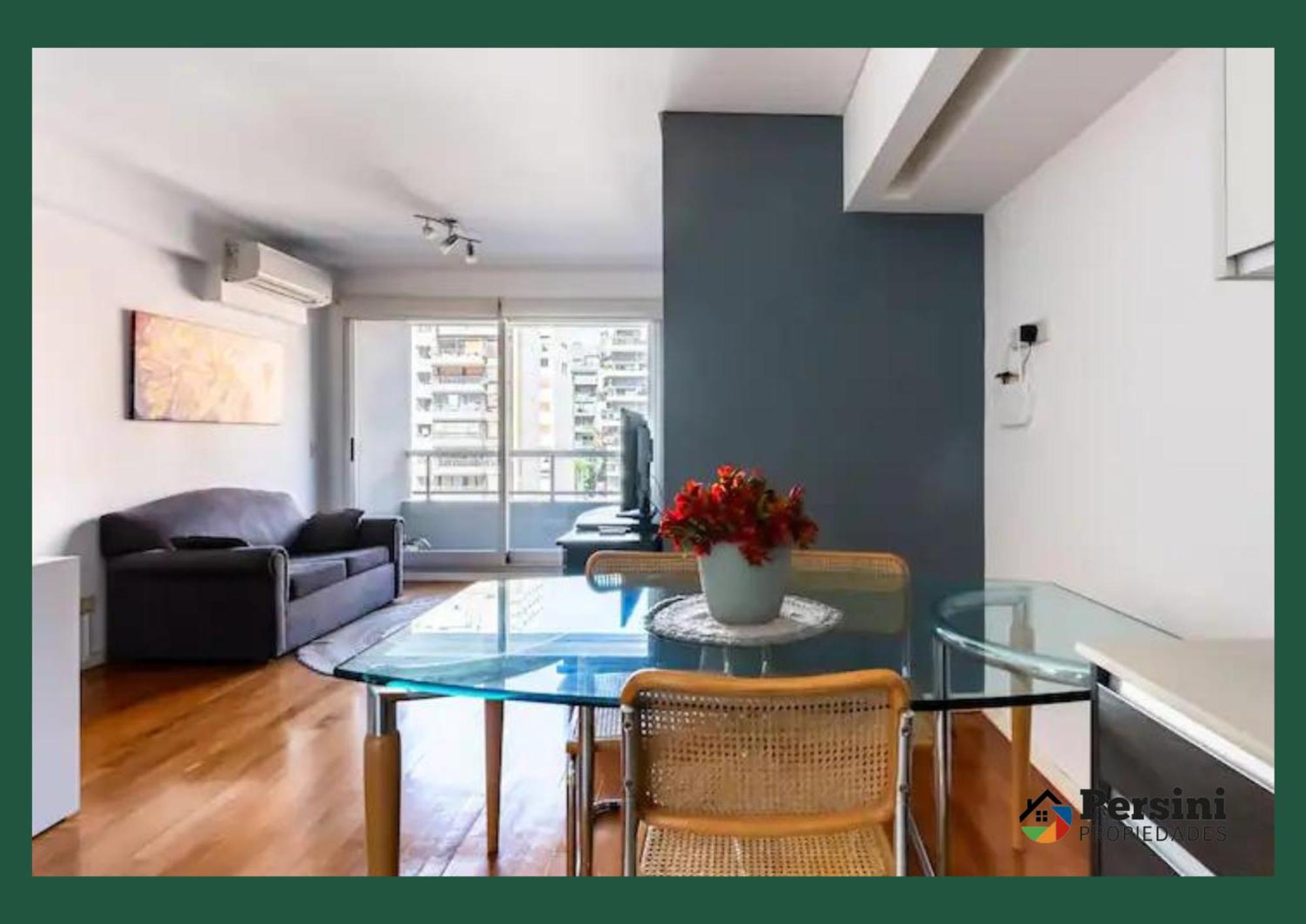 Hermoso Departamento 2 Ambientes En Palermo - Con Amenities - Balcon Vista Amplia Apartamento *