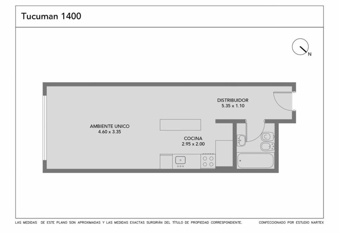 Tucuman Y Uruguay - Tribunales Apartamento *