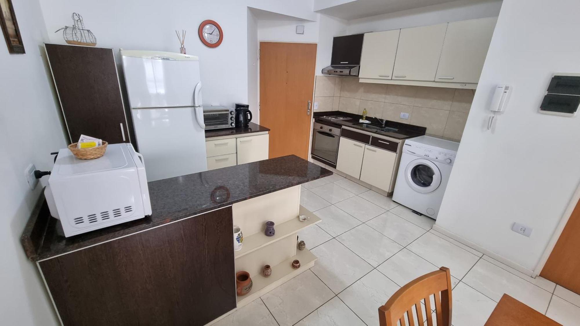 Moderno Departamento De Dos Ambientes Con Balcon Apartamento *