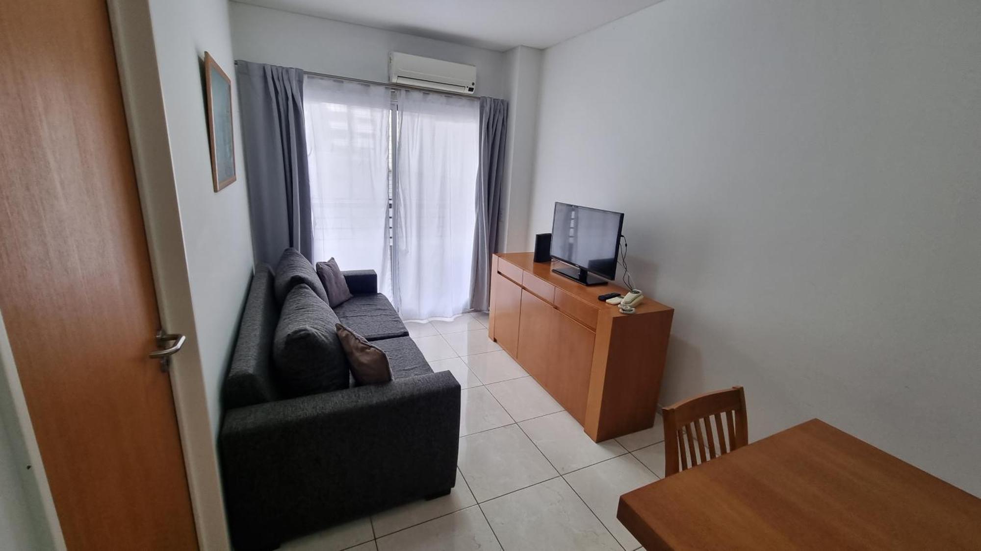 Apartamento Moderno Departamento De Dos Ambientes Con Balcon