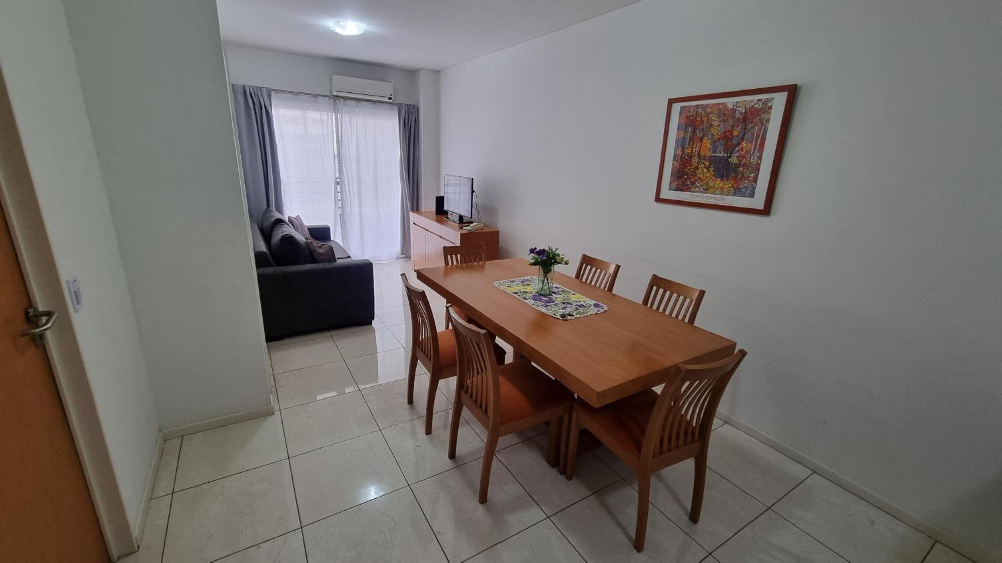 Apartamento Moderno Departamento De Dos Ambientes Con Balcon *