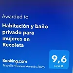 Habitacion Y Bano Privado Para Mujeres En Recoleta