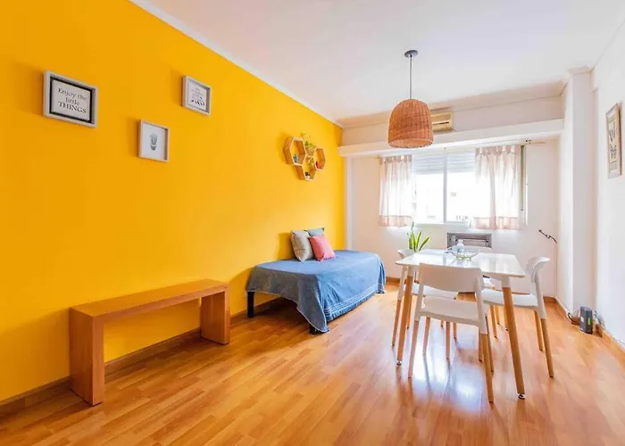 Depto Con Mucha Luz, Tranquilo Y Familiar En Palermo Soho 4 Y 5 Personas