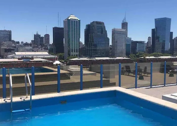 Apartamento Puerto Madero Con Piscina Y Parking