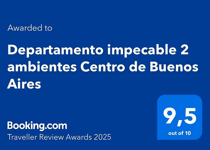 Departamento impecable 2 ambientes Centro de Buenos Aires