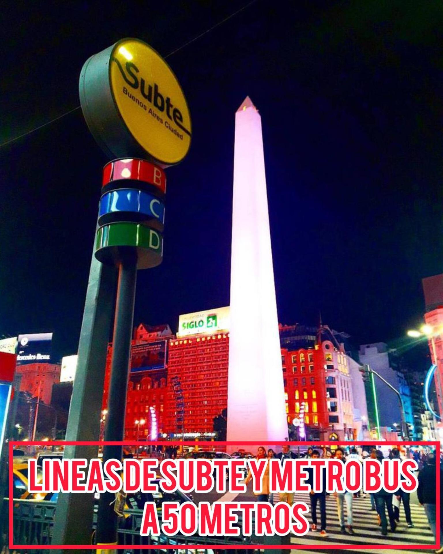 Departamento En Pleno Obelisco!!! * Buenos Aires