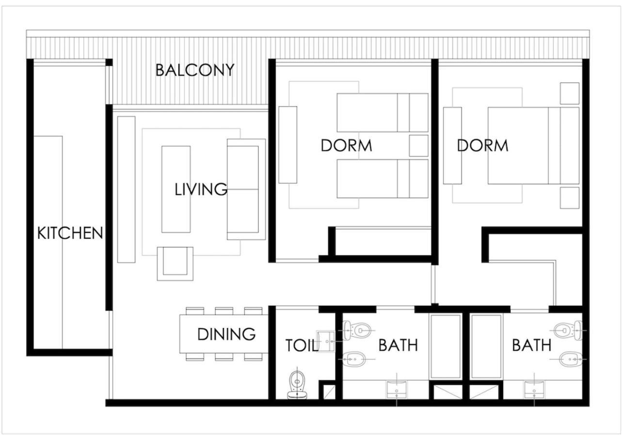 Fliphaus Nicaragua 6000 - 2bd Livehotel Parking Apartamento