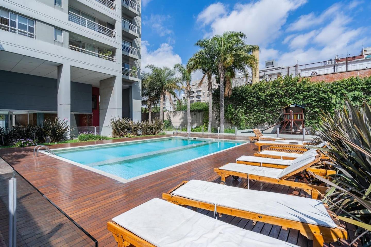 Apartamento Nuevo Y Lujoso Departamento En Palermo - Edificio 5 ⭑ Pileta, Gym, Parrilla, Plaza De Ninos, Cancha De Futbol & Garage *