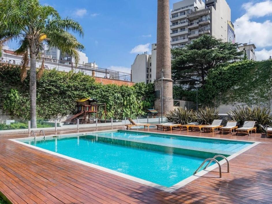 Nuevo Y Lujoso Departamento En Palermo - Edificio 5 ⭑ Pileta, Gym, Parrilla, Plaza De Ninos, Cancha De Futbol & Garage Apartamento *
